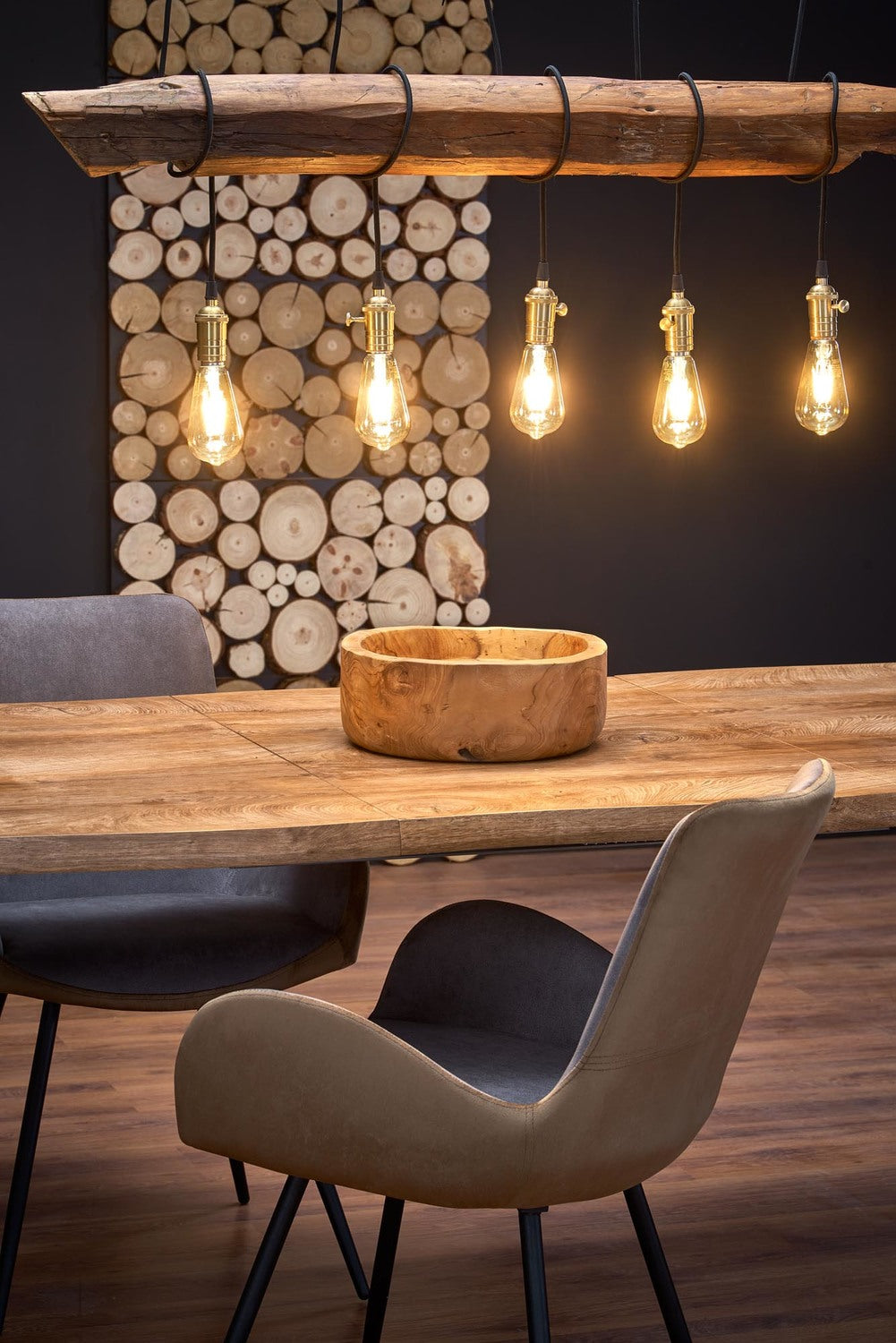 DC pagaldams galds 120-180/80 cm, augša - dabīga, kājas - melna