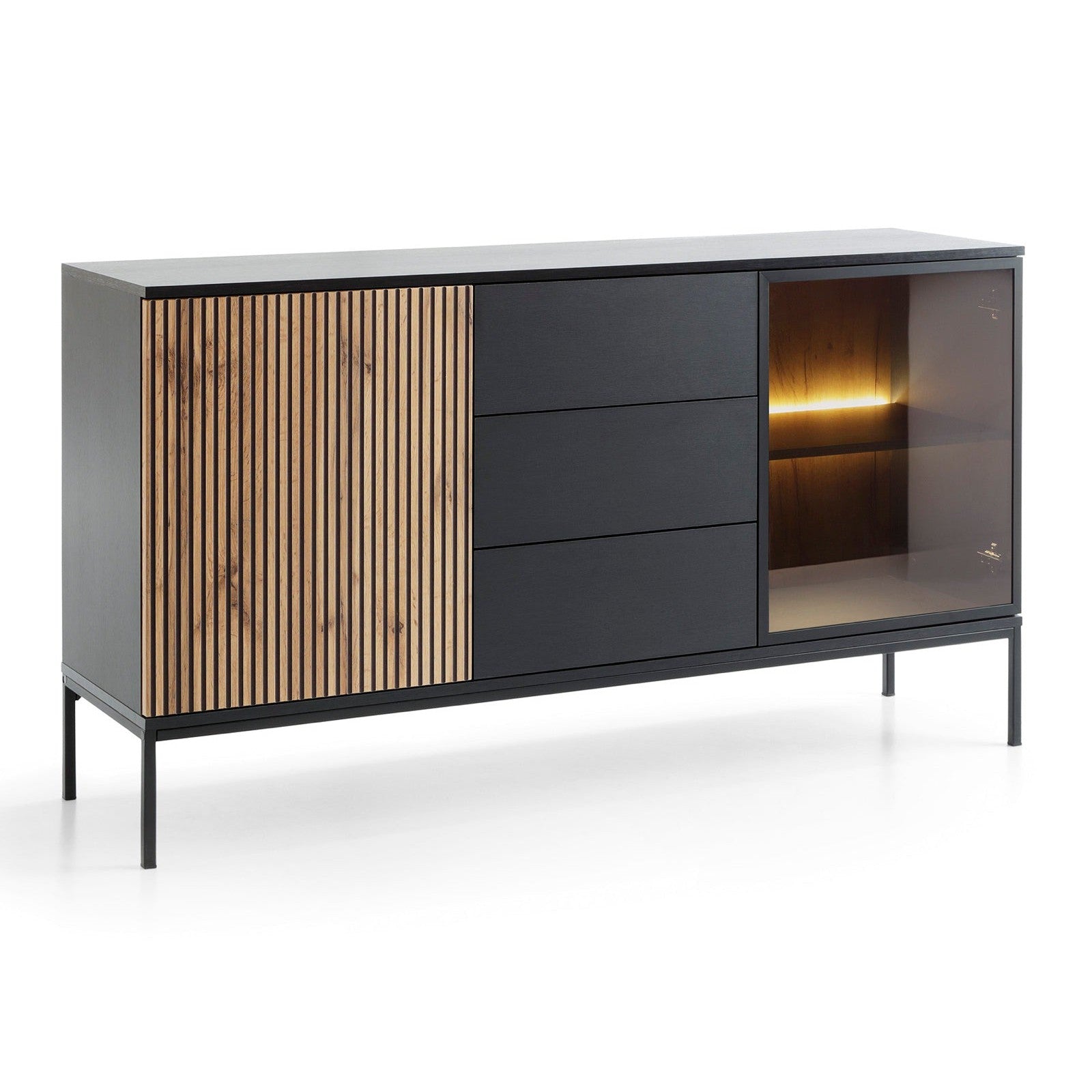 DIVDURVJU KOMDE ST AR APGAISMOJUMU UN FREZĒTU PRIEKŠU