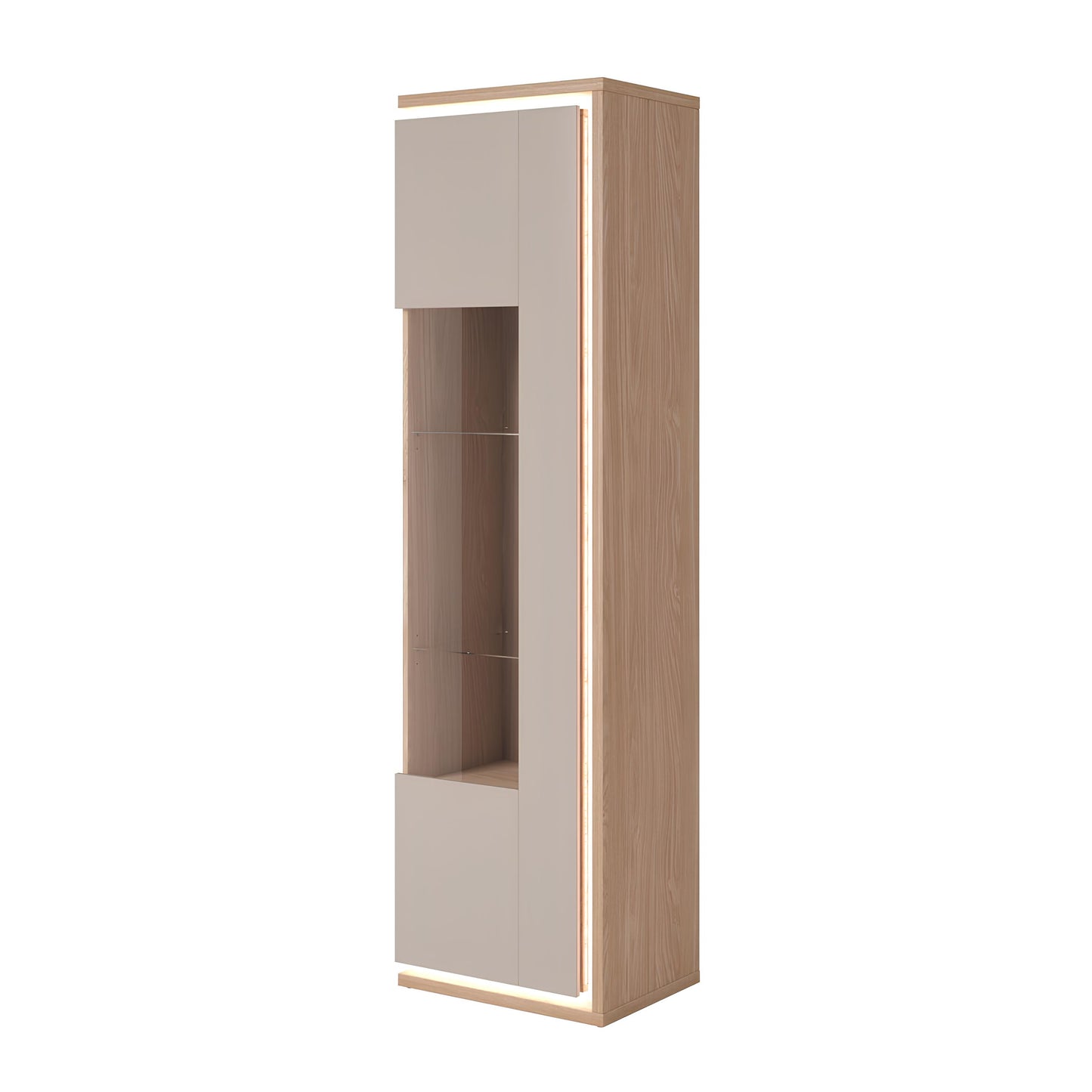 Skapis Dors 55/201/41 cm eļļos ozols/kašmirs