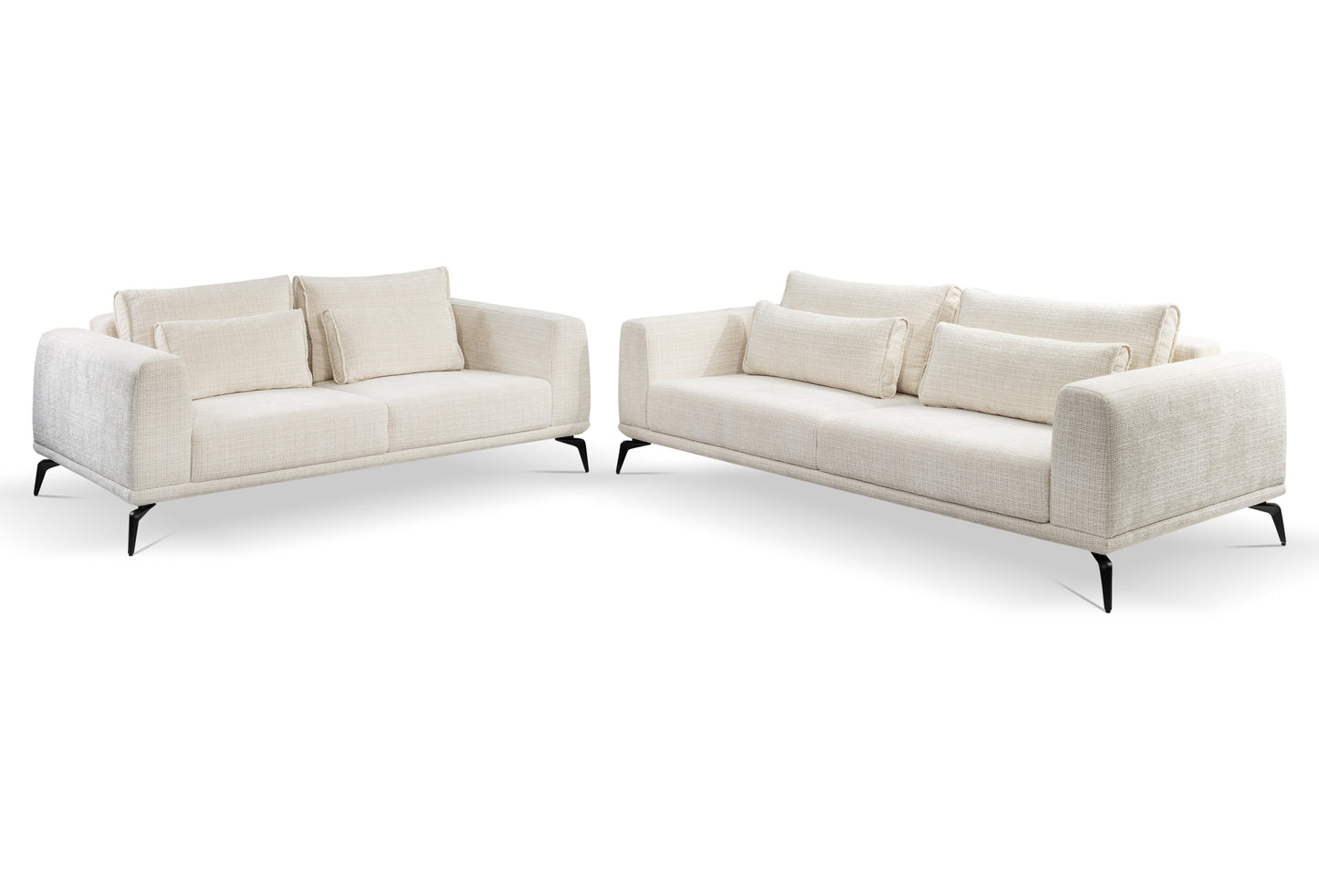 Dīvāns Avin 193/82/115; 234/82/113 cm krēms - N1 Home