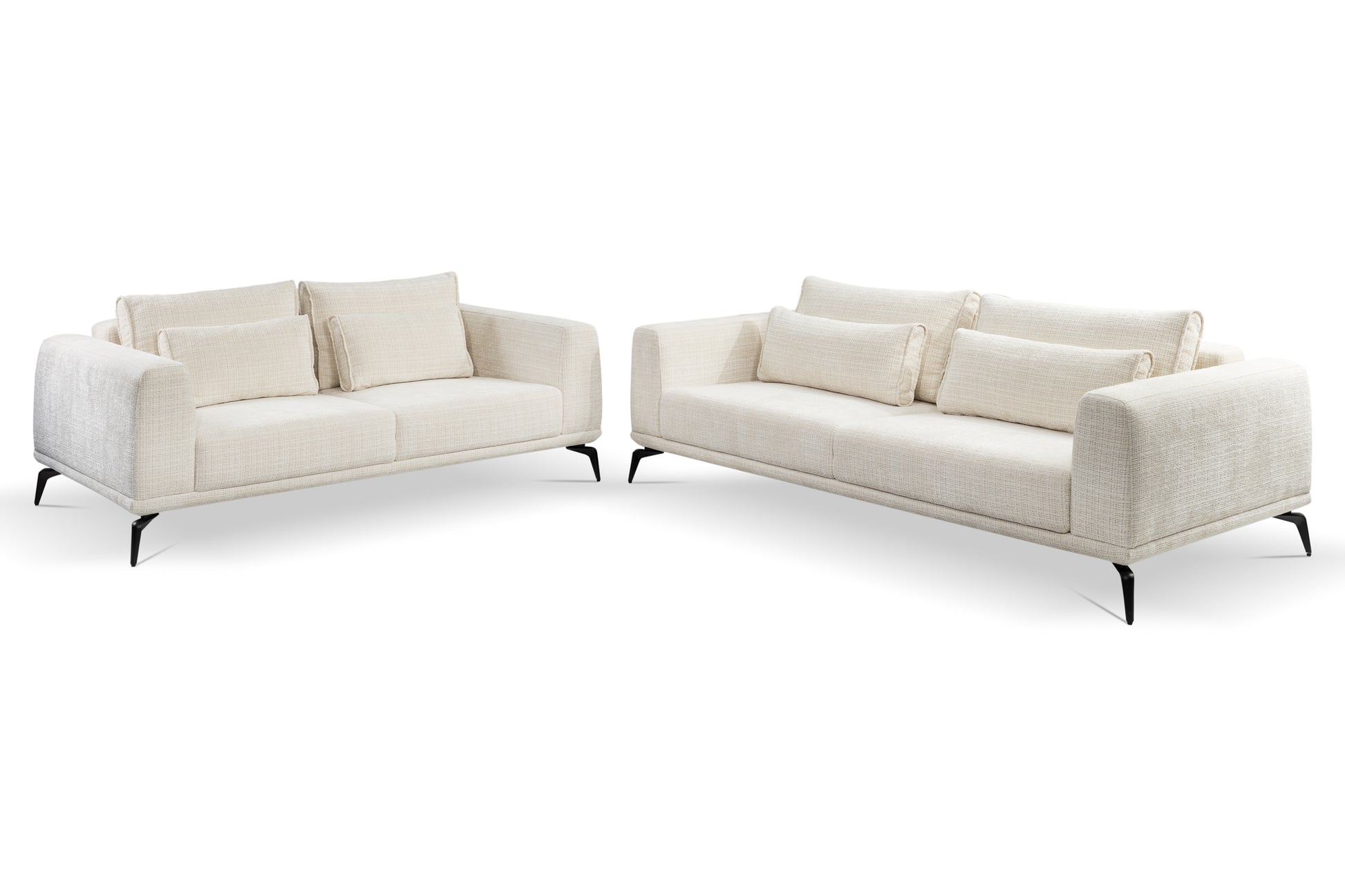 Dīvāns Avin 193/82/115; 234/82/113 cm krēms - N1 Home