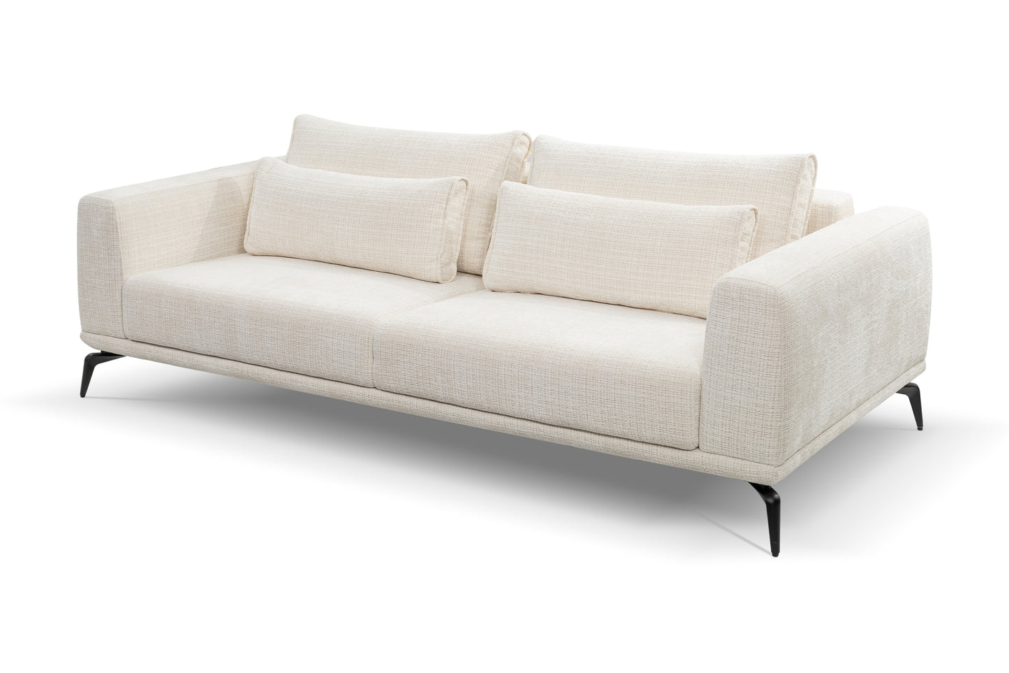 Dīvāns Avin 193/82/115; 234/82/113 cm krēms - N1 Home