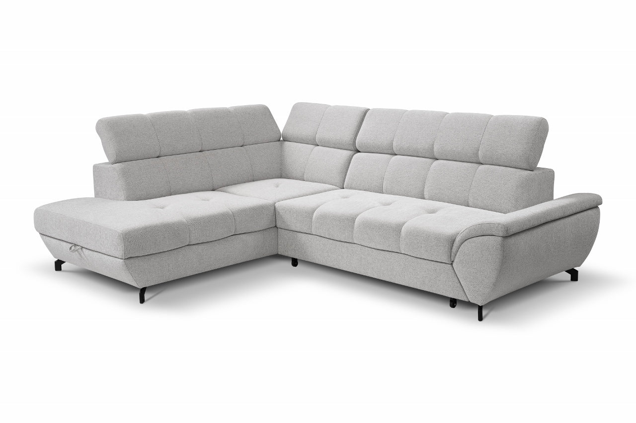 Dīvāns Boso 263/93/104 cm pelēks - N1 Home