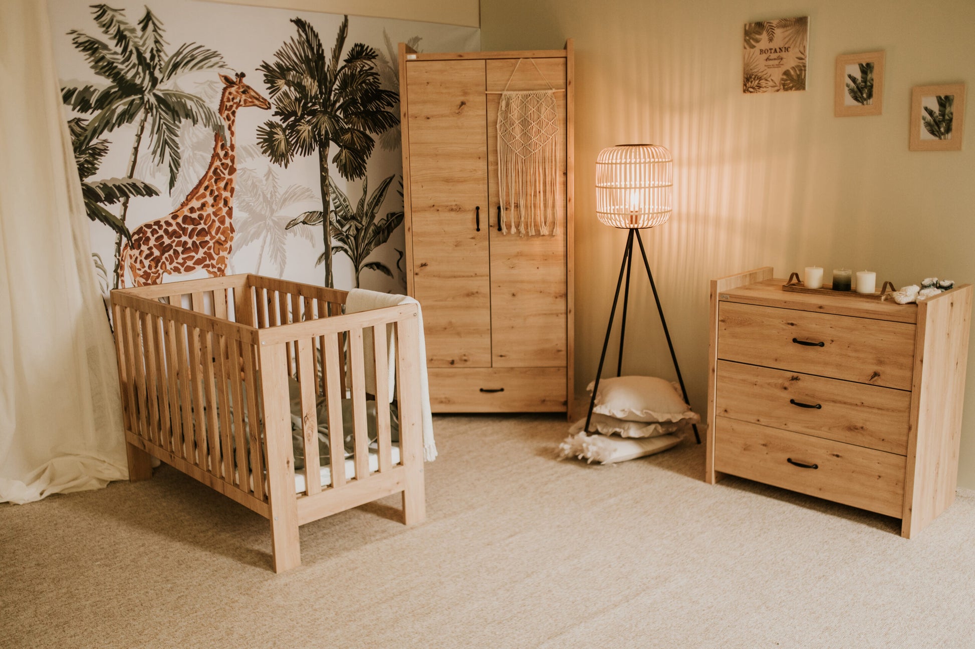 Gulta BELL II 125/85/66 cm ozols - N1 Home