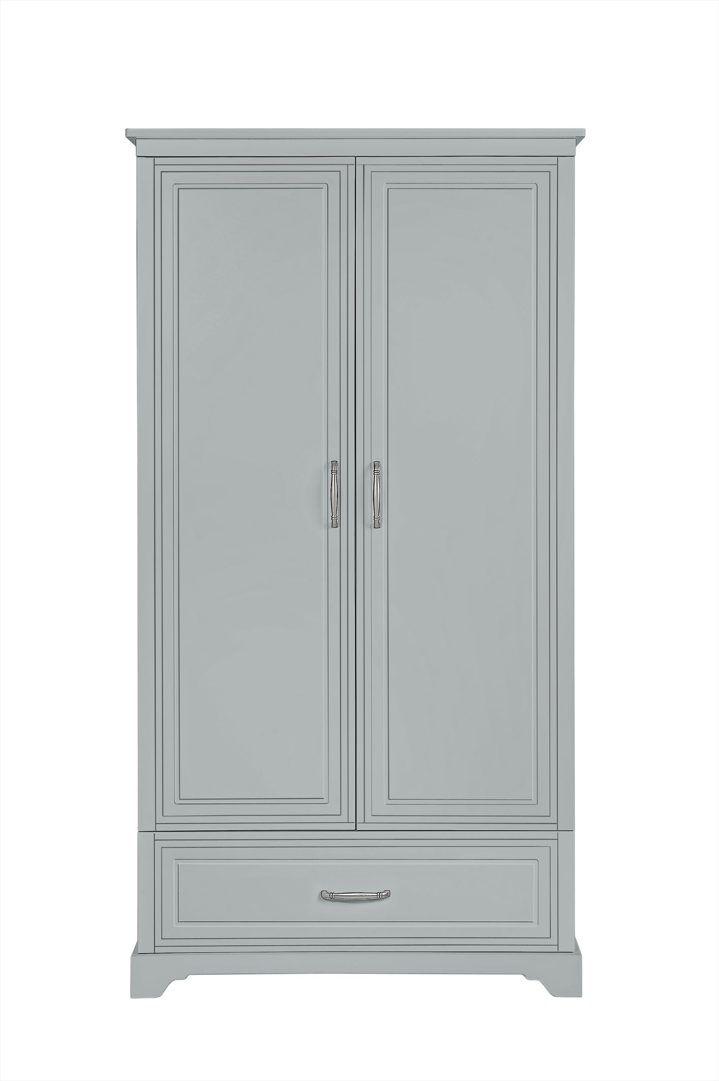 Skapis 2 d Melia 180cm x 98cm x 53cm pelēks - N1 Home