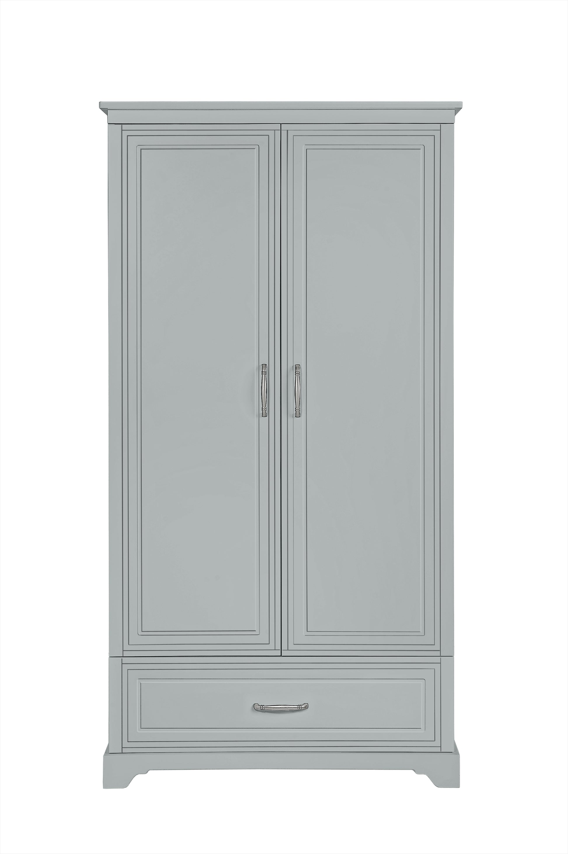 Skapis 2 d Melia 180cm x 98cm x 53cm pelēks - N1 Home