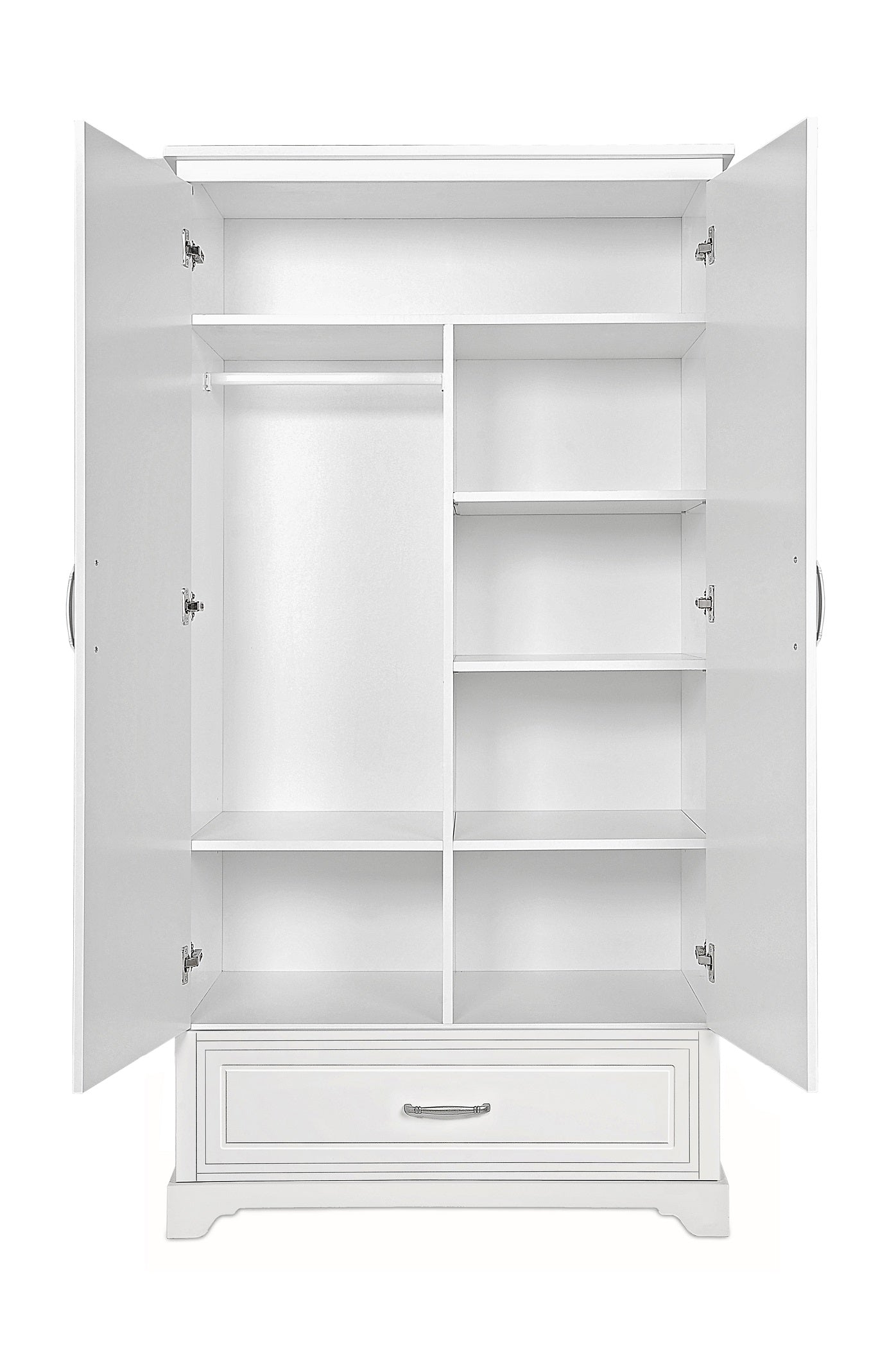 Skapis 2 d Melia 180cm x 98cm x 53cm balts - N1 Home