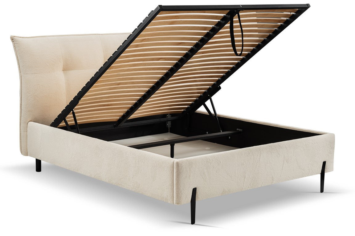 Gulta Dalaje 140/160/180x200 cm bēšs - N1 Home