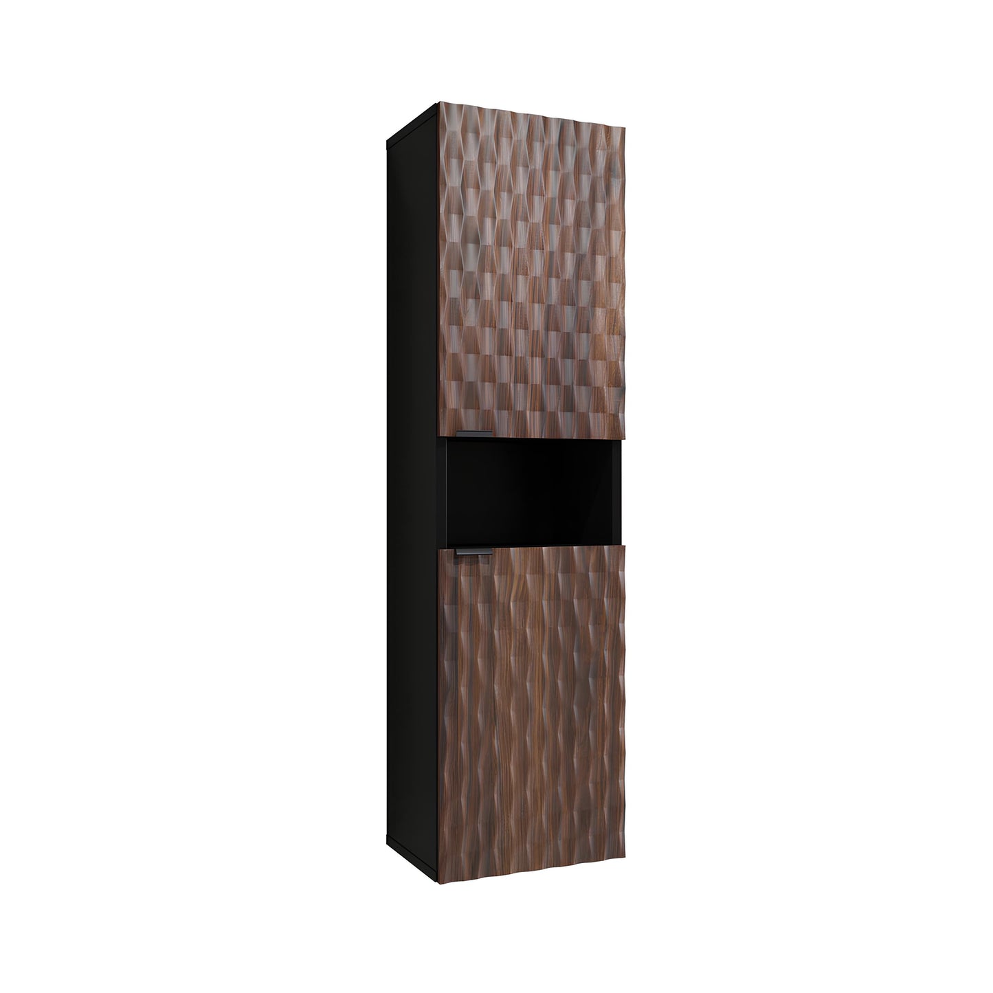 Skapis Enoza 33/133/35 cm Catania/melns oniks - N1 Home