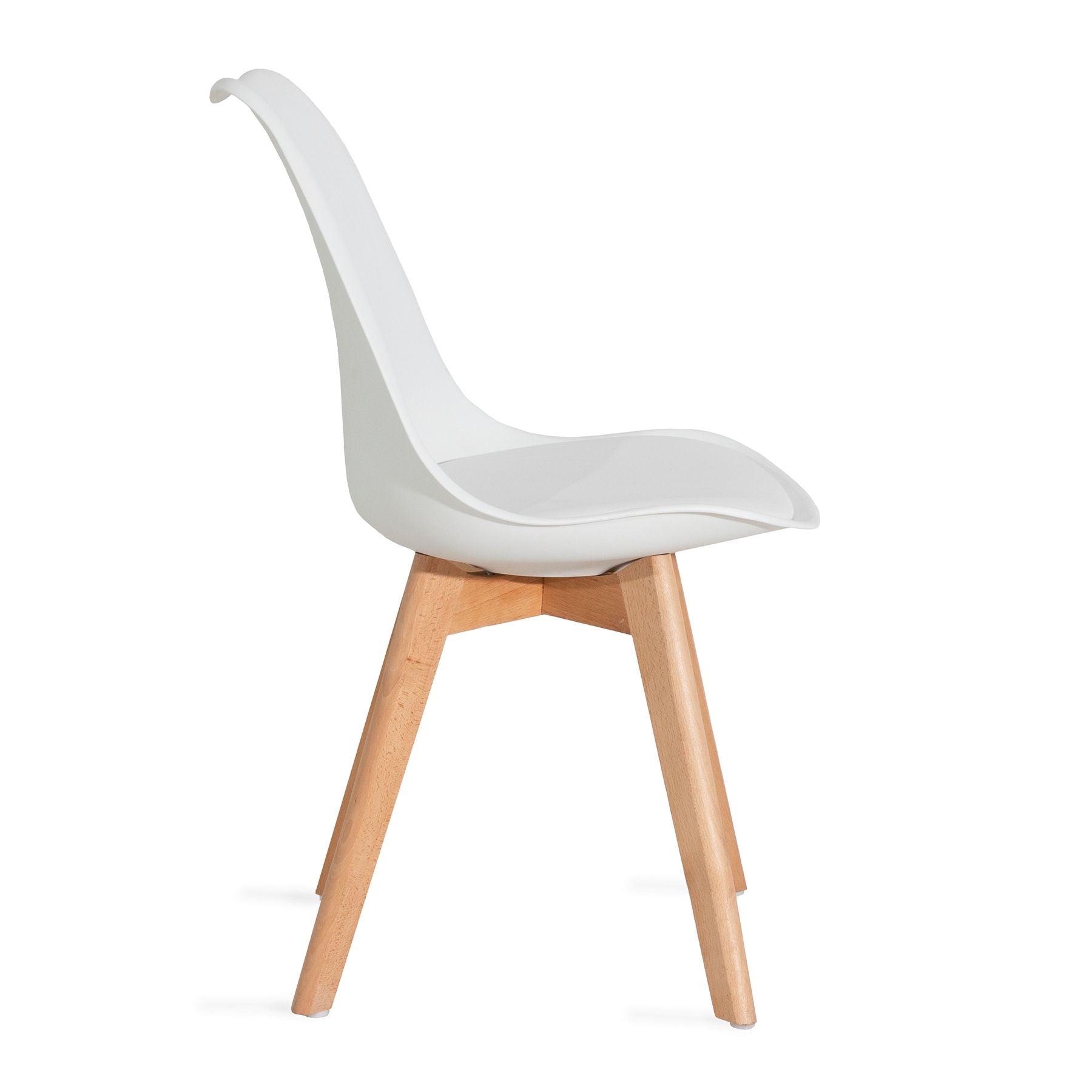 FISCO krēsls, plastmasa, balts 49x41x84 cm