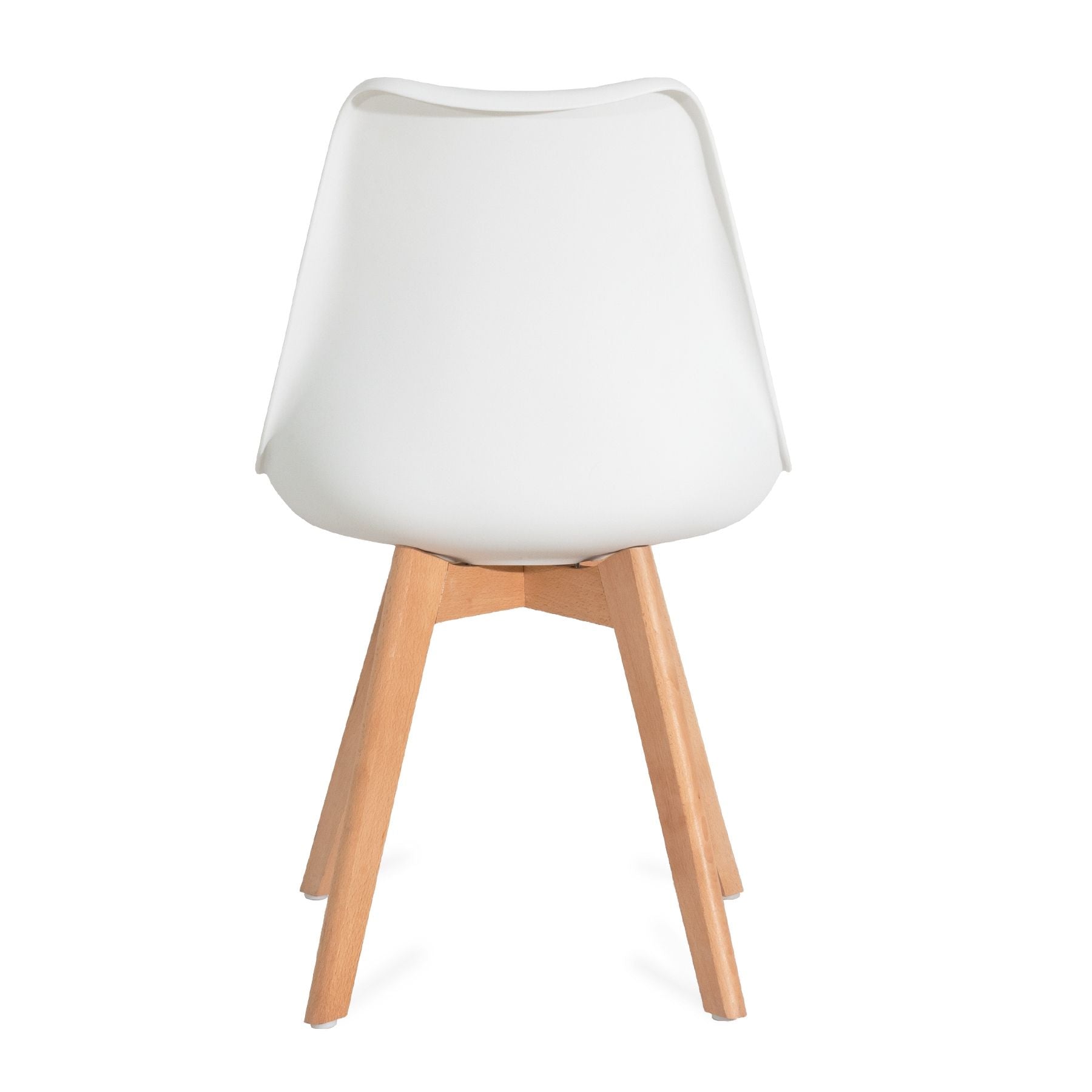 FISCO krēsls, plastmasa, balts 49x41x84 cm