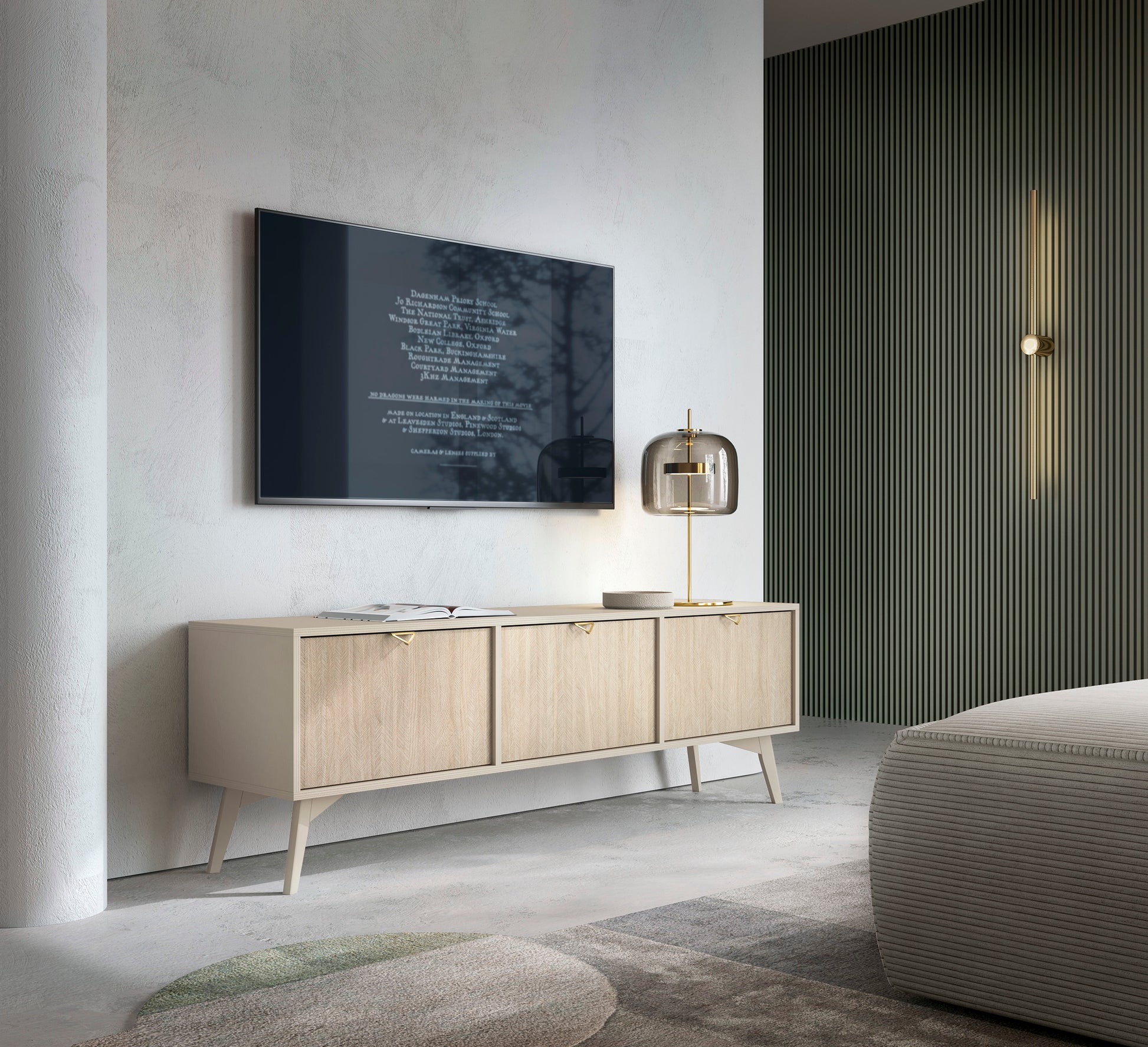 RTV skapis FIORD 158/52/38 cm - N1 Home