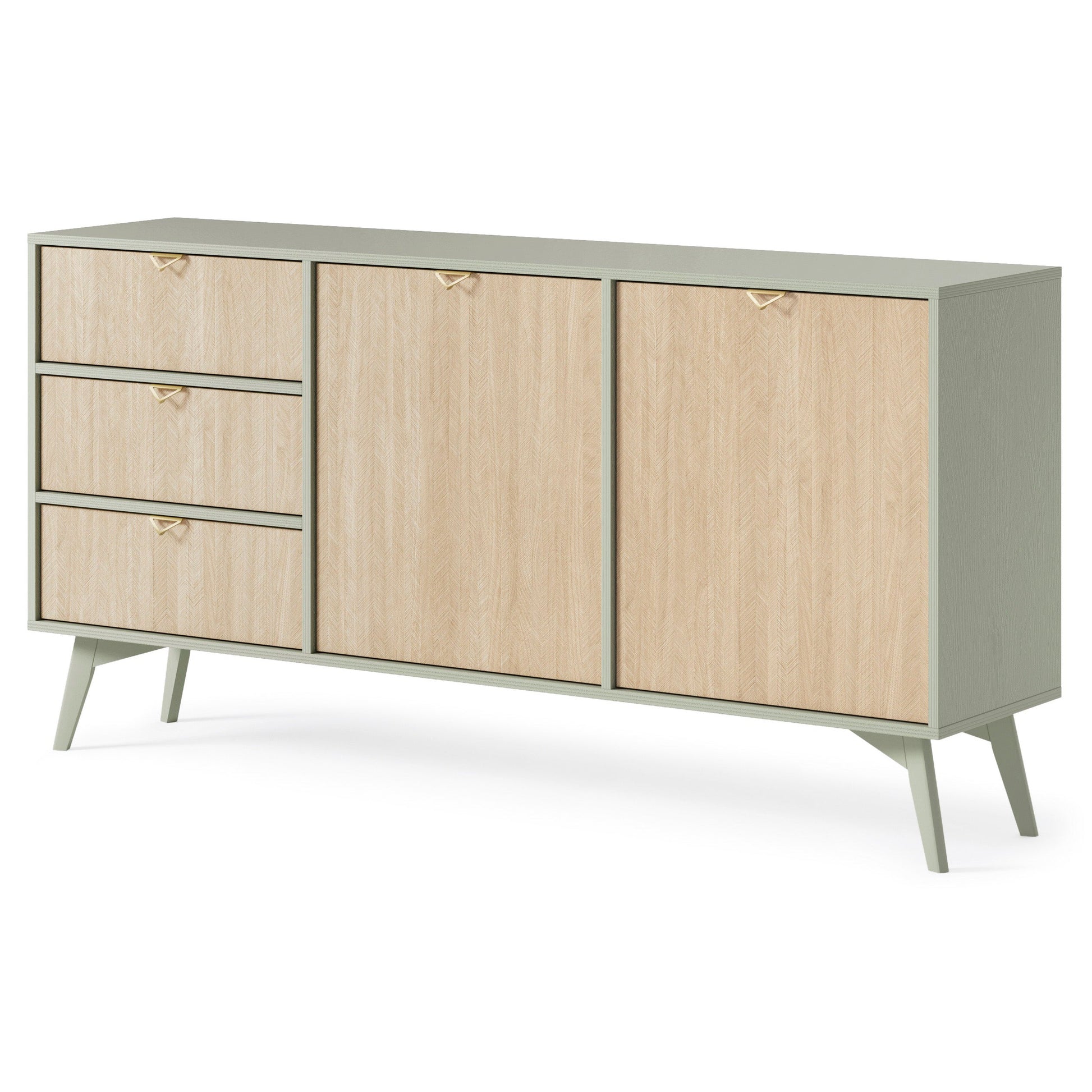 Kumode FIORD 158/80/38 cm eikalipts - N1 Home