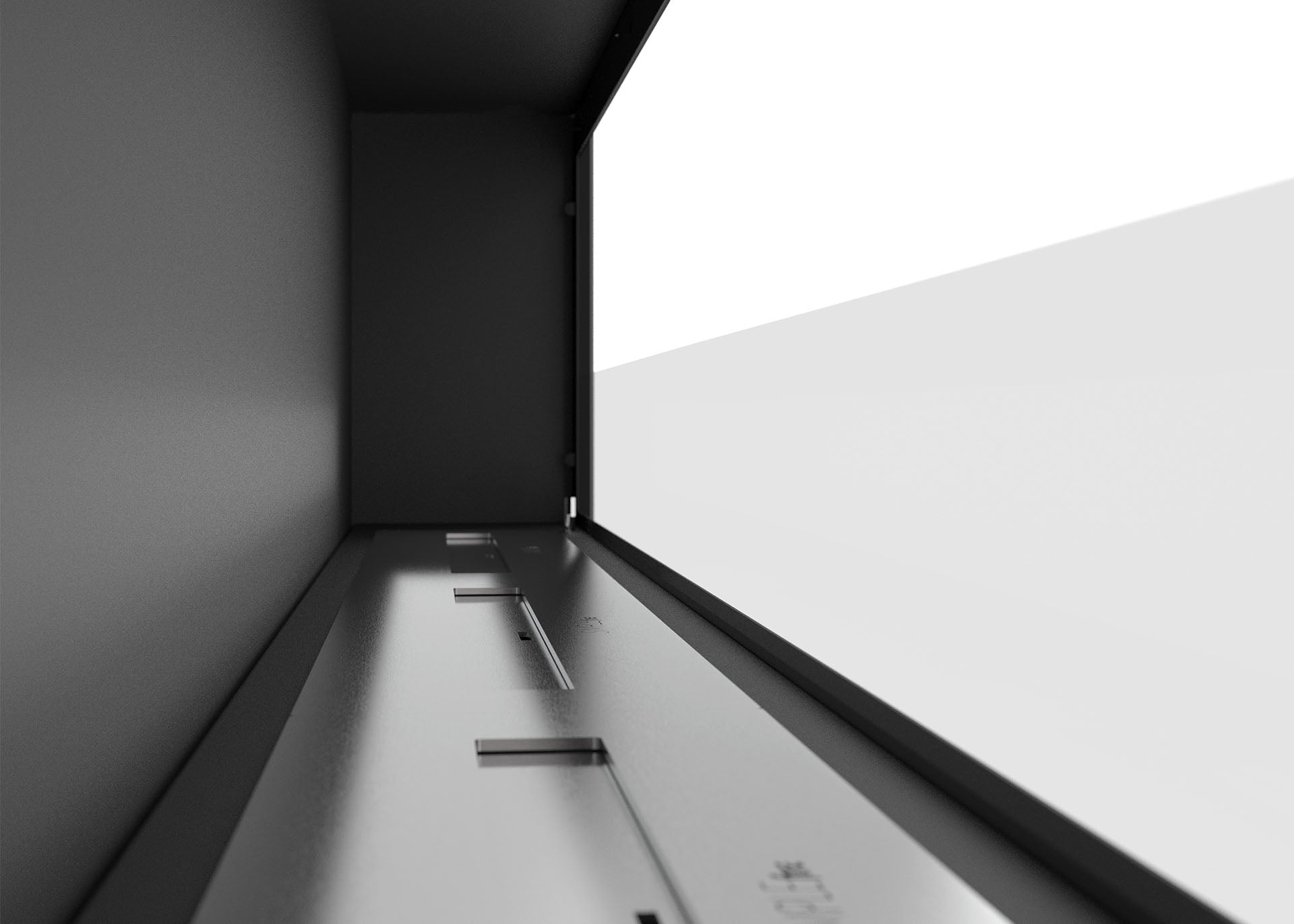 Biokamīns Frams 1800 180/49/20 cm balts - N1 Home