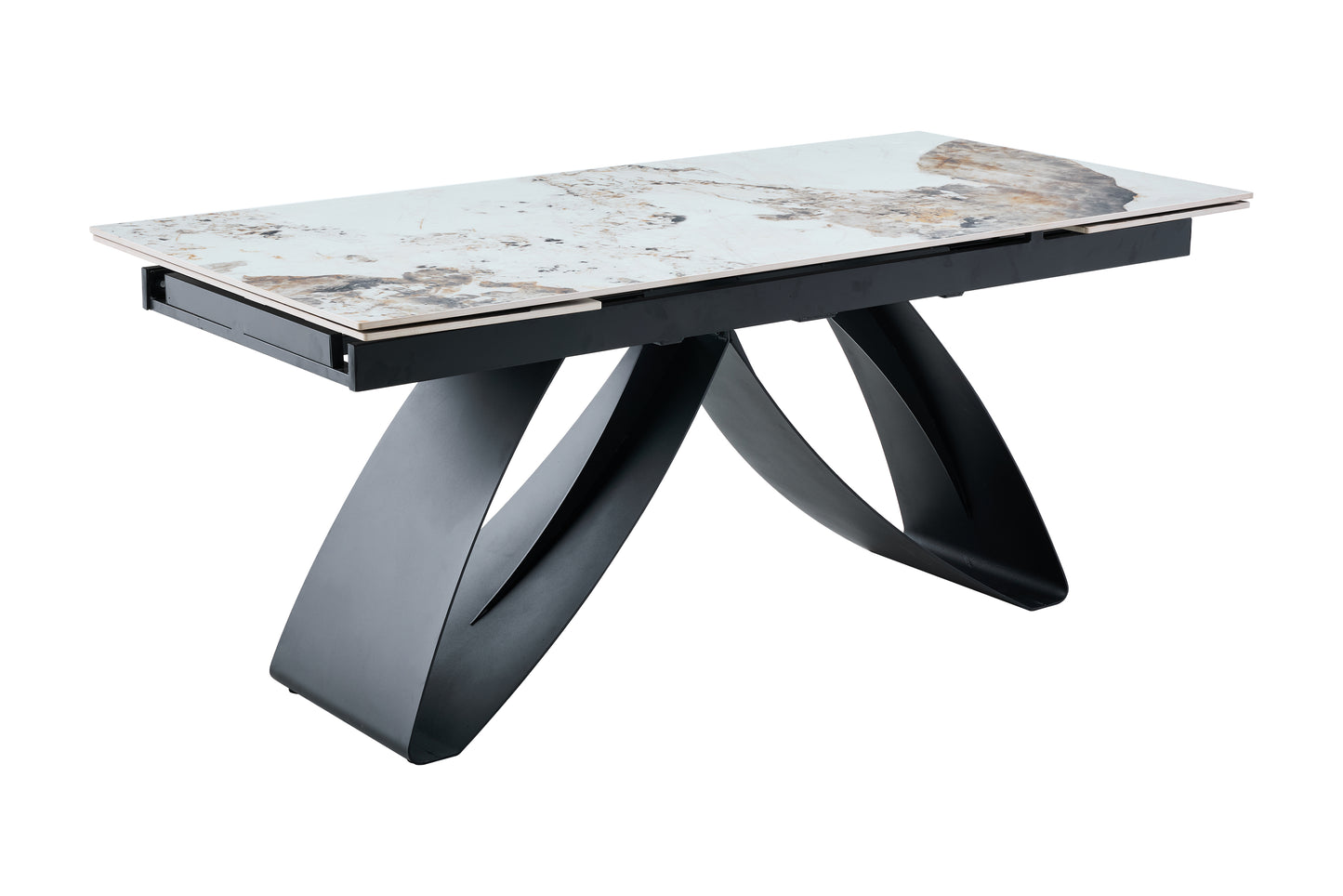 Galds Dora 180-260/90/76 cm balts. Ekskluzīvi! - N1 Home