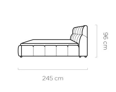 Gulta Giu 140/160/180x200 cm Eden 4 - N1 Home