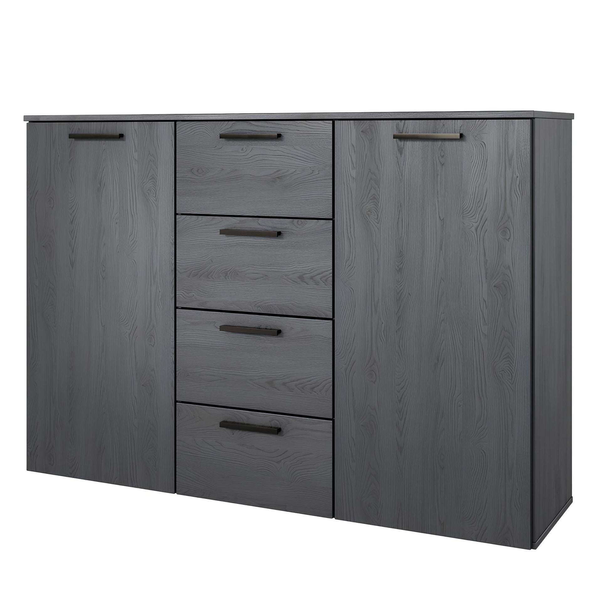 Kumode Galateja 132/93/38 cm carbon ozols - N1 Home