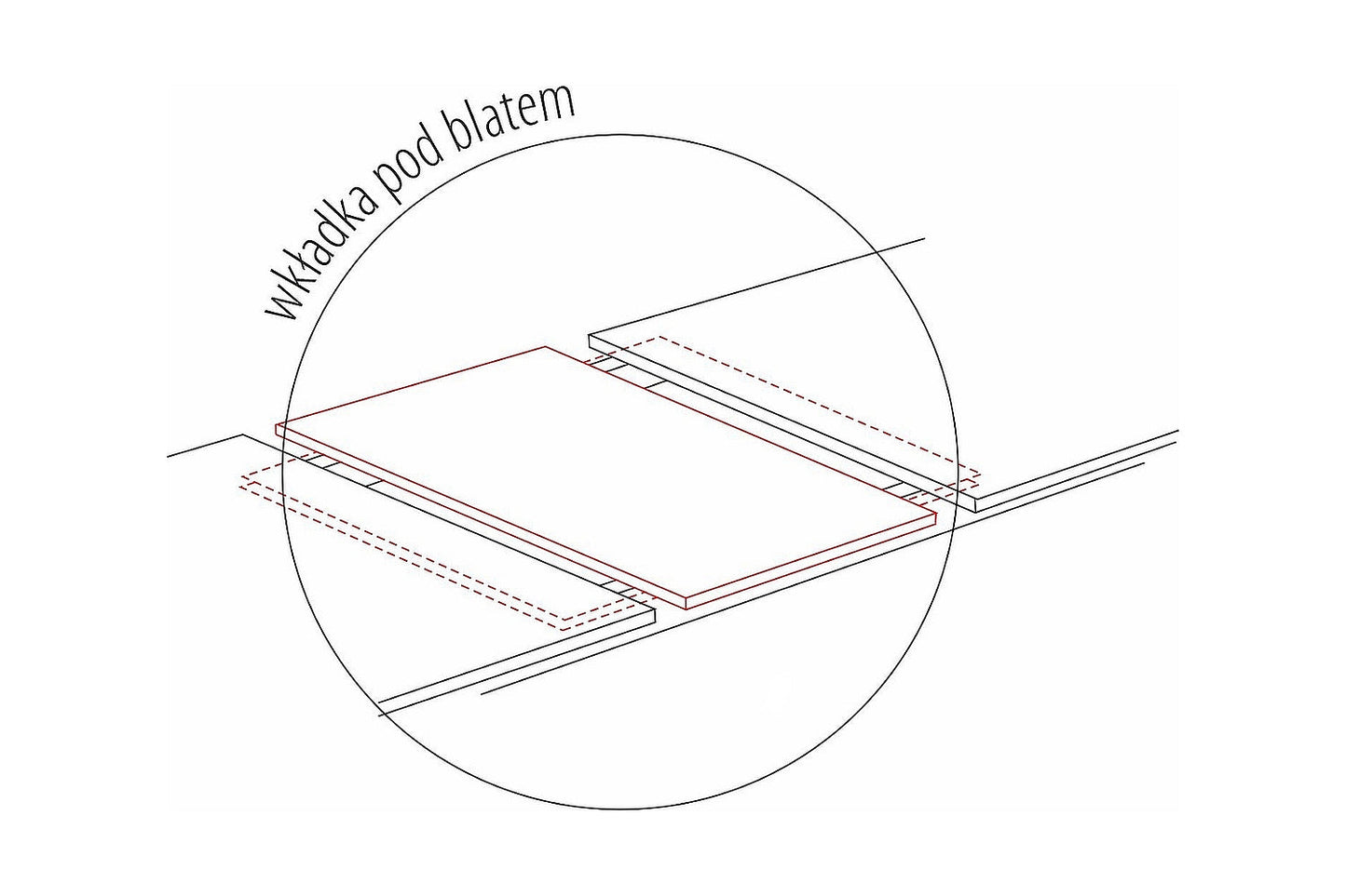 Galds DV 80x140-180 cm