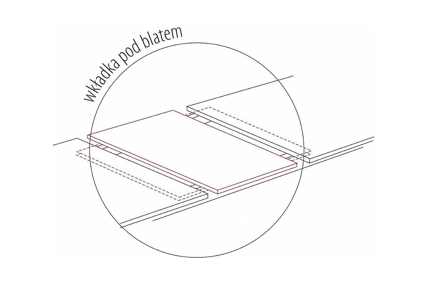 Galds DV 80x140-180 cm
