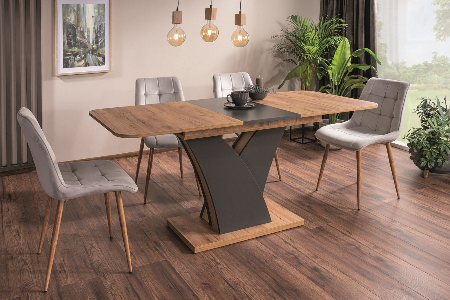 Galds DV 80x140-180 cm