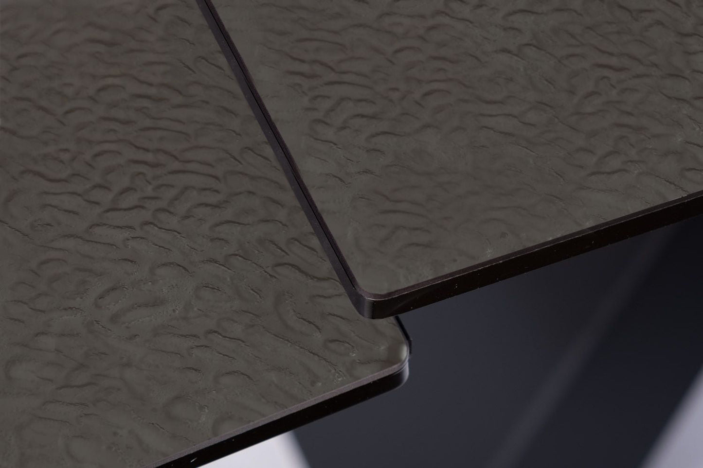 Galds Salvadore Melted Glass 90x160-240 cm