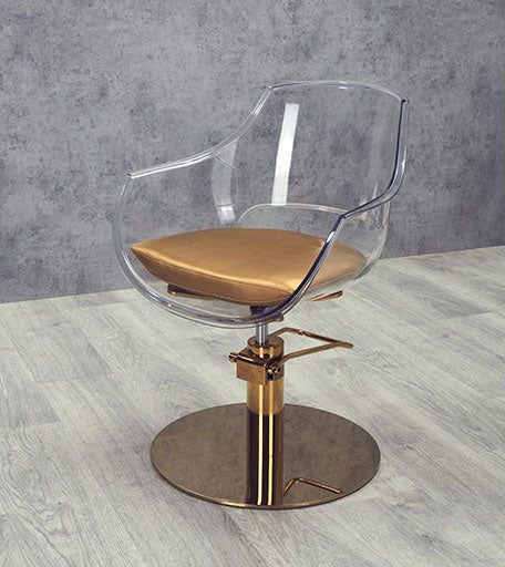 Frizētavas krēsls Gosts 60/39/56 cm zelts - N1 Home