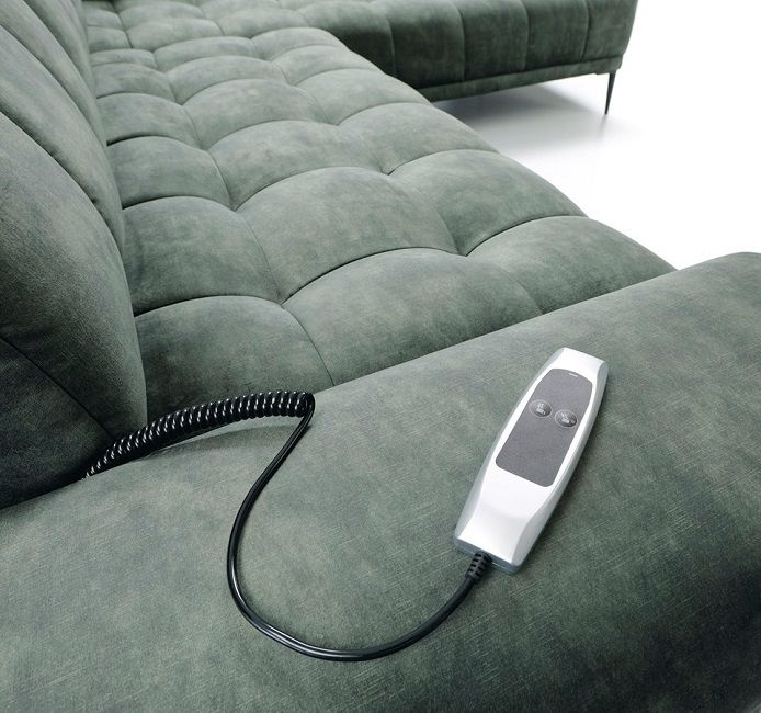 Dīvāns Gren 284/234/107 cm pelēks - N1 Home