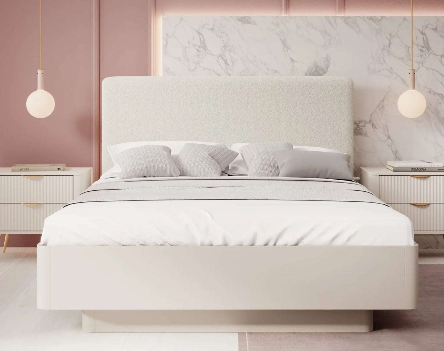 Gulta Lanti 160/200 cm bēšs - N1 Home