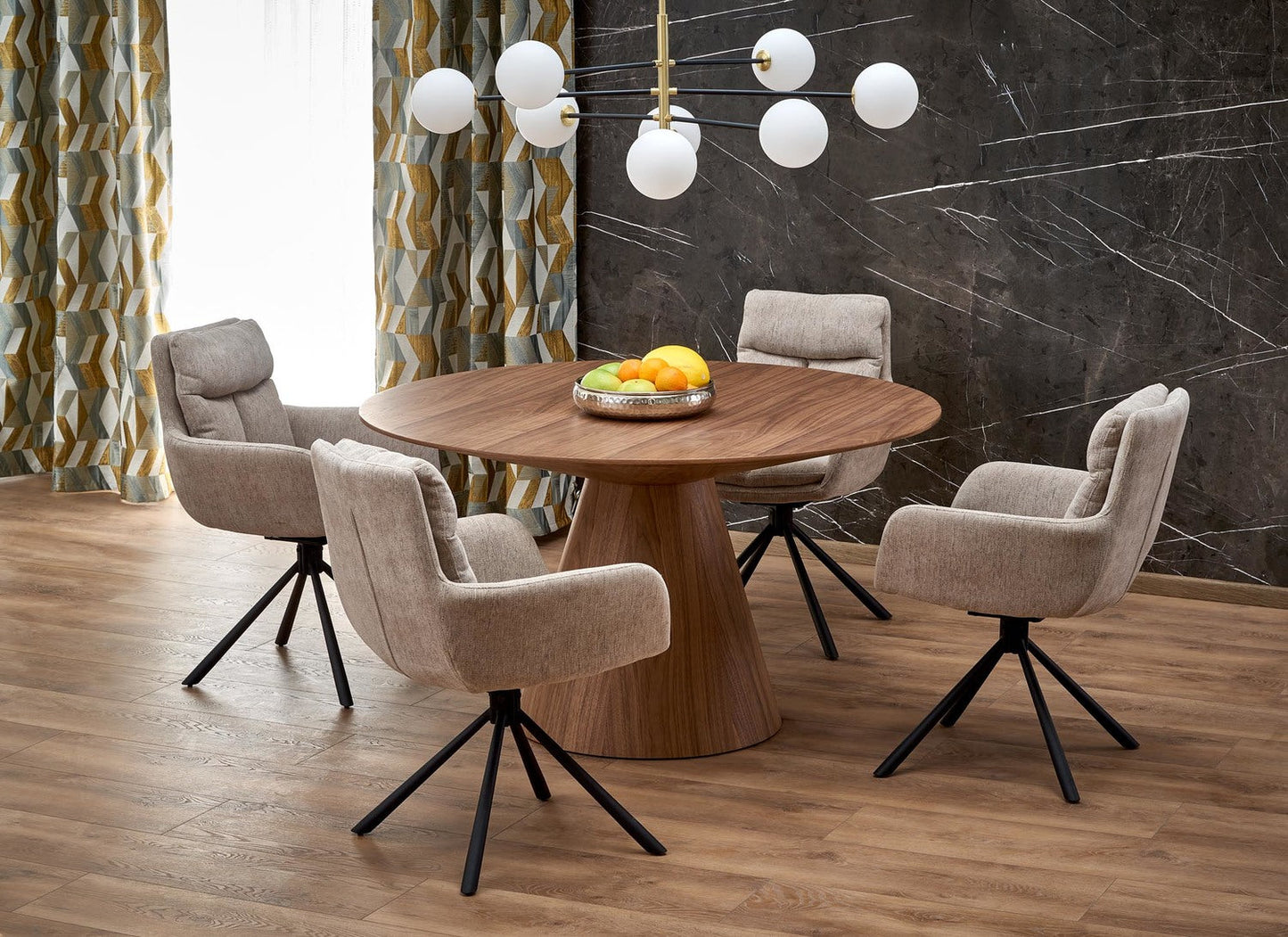 HD apaļais galds, valrieksts