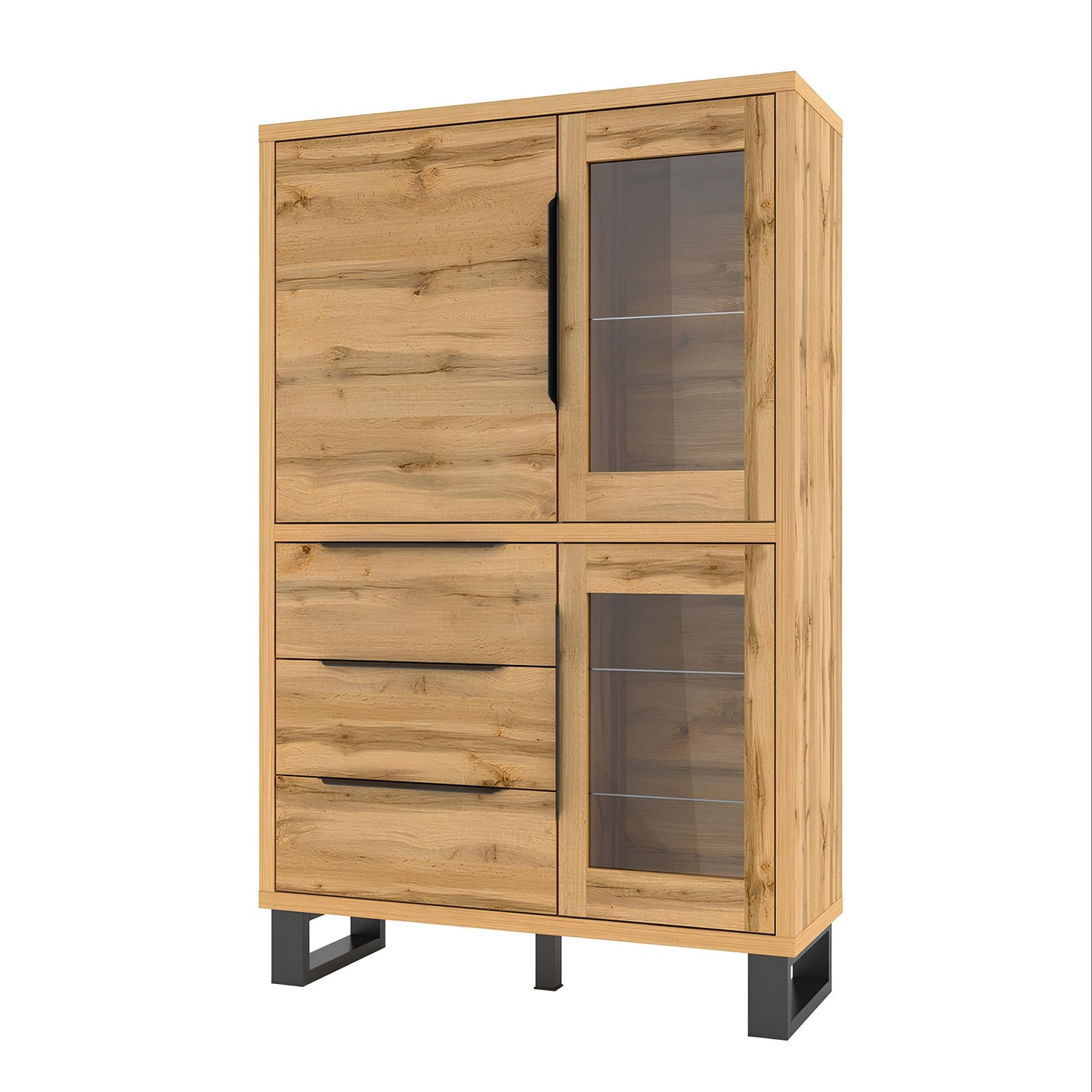 Skapis Hallis 120/190/45 cm Votan ozols - N1 Home