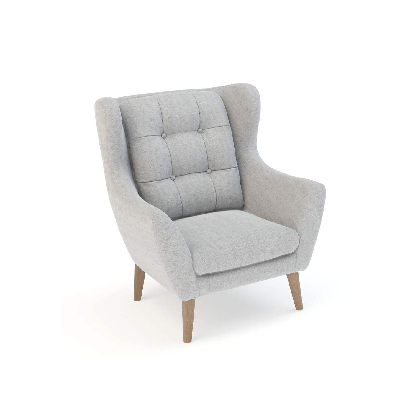 Krēsls Hary 81/107/94 cm pelēks