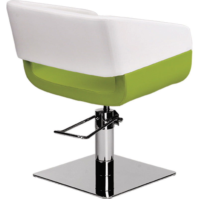 Frizētavas krēsls Hippi 57/53/42 cm balts/zaļš - N1 Home