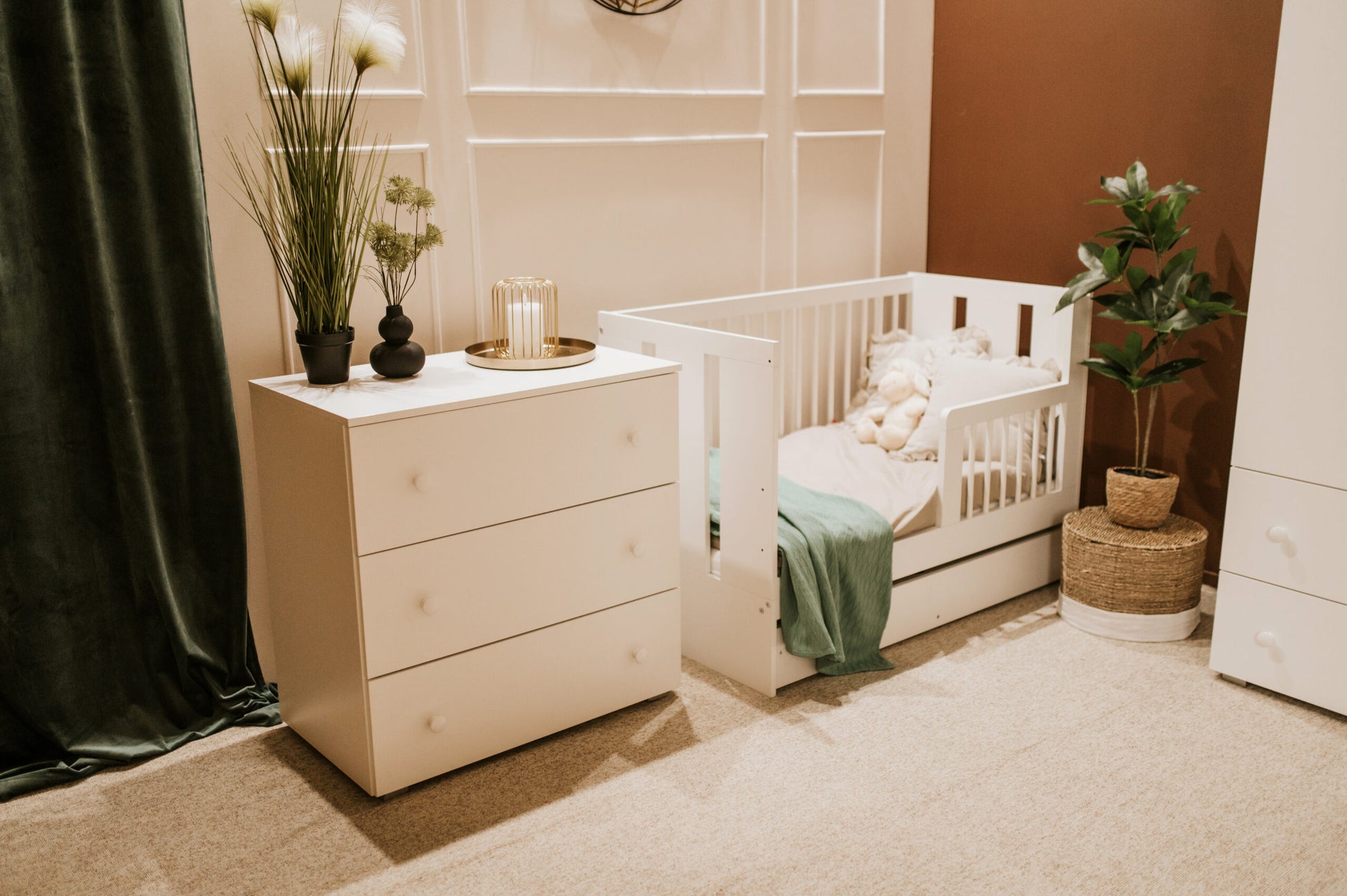 Kumode BRUNI 80/81/48 cm balts - N1 Home