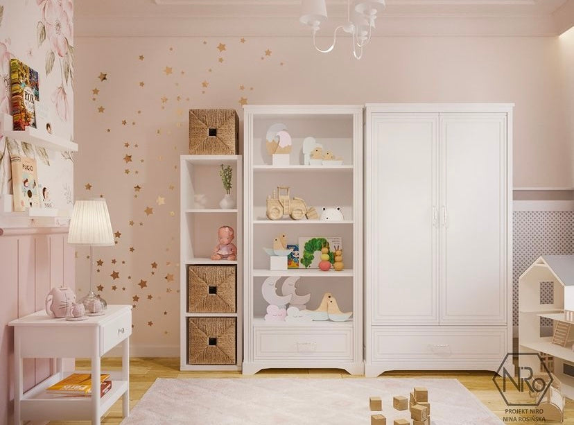 Skapis 2 d Melia 180cm x 98cm x 53cm balts - N1 Home