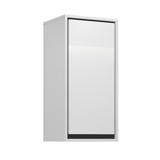 Skapis Iriva 35/30/72 cm balts/melns - N1 Home