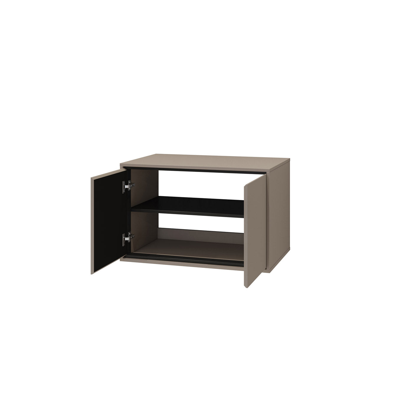 Skapis Iriva 78/48/51 cm congo/melns - N1 Home