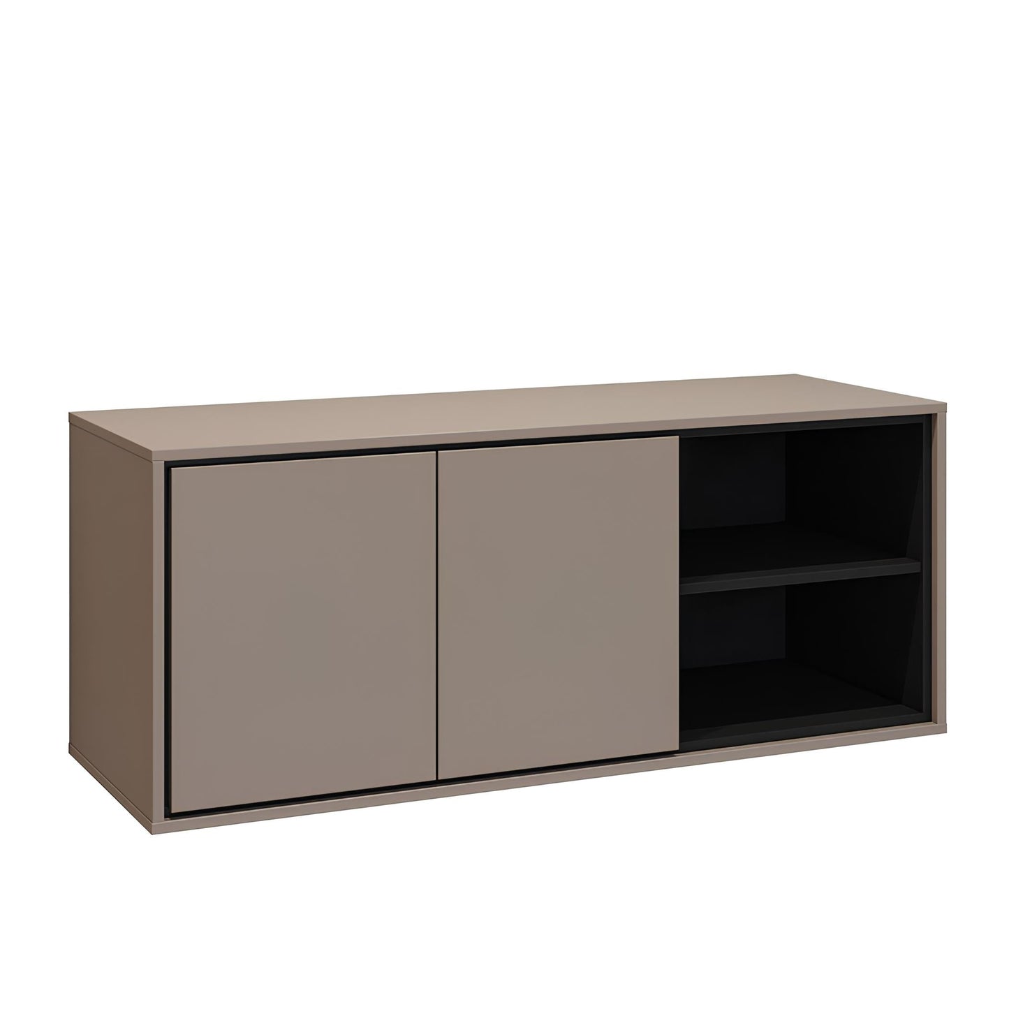 Skapis Iriva 120/48/51 cm congo/melns - N1 Home