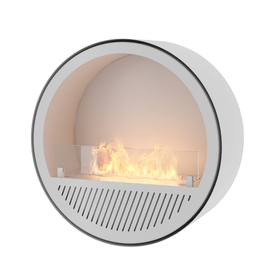 Biokamīns Incyrc Slim wall 72/30 cm balts - N1 Home