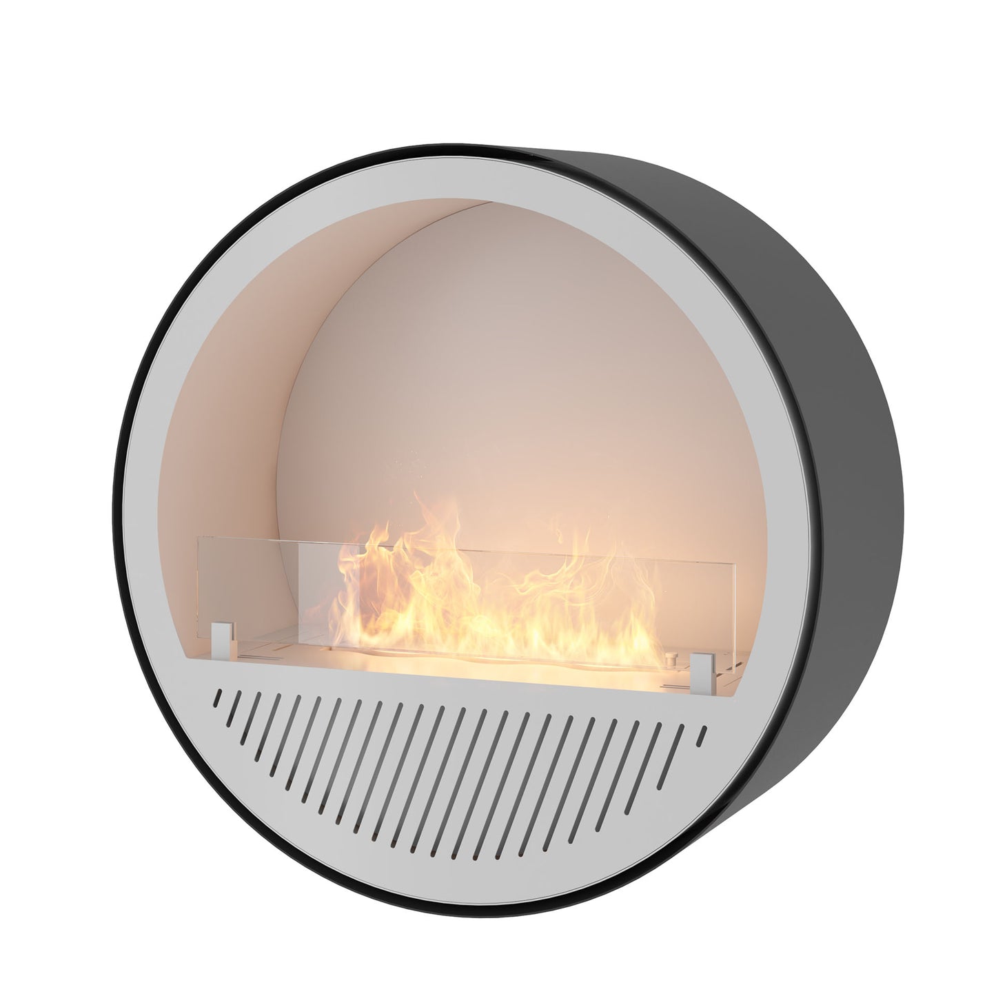 Biokamīns Incyrc Slim wall 72/30 cm melns - N1 Home