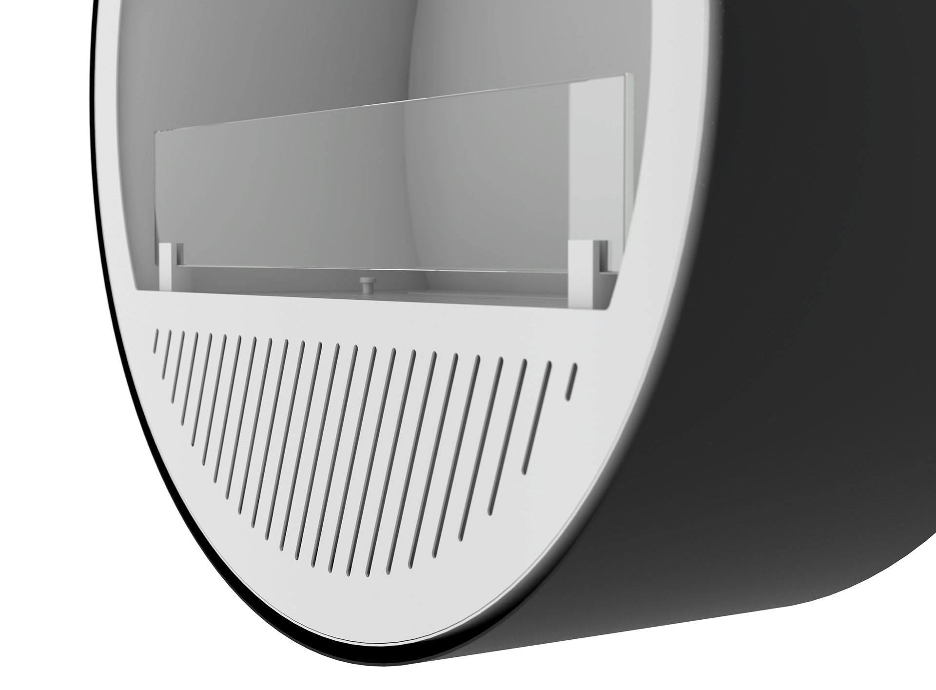 Biokamīns Incyrc Slim wall 72/30 cm melns - N1 Home