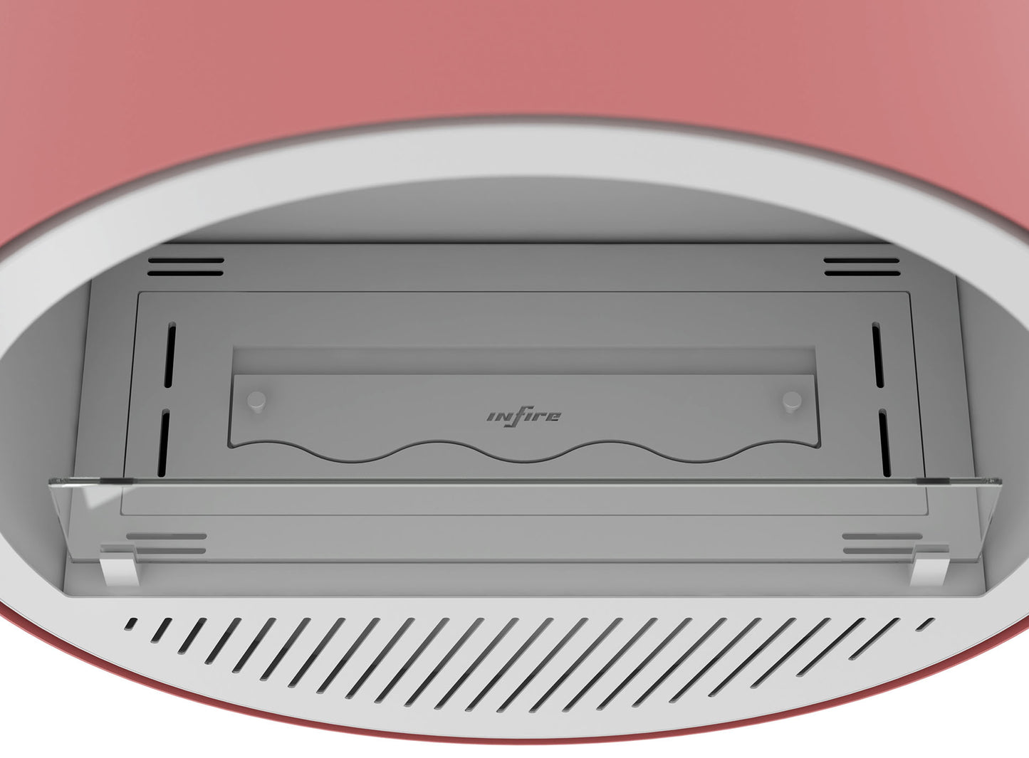 Biokamīns Incyrc Slim wall 72/30 cm rozā - N1 Home