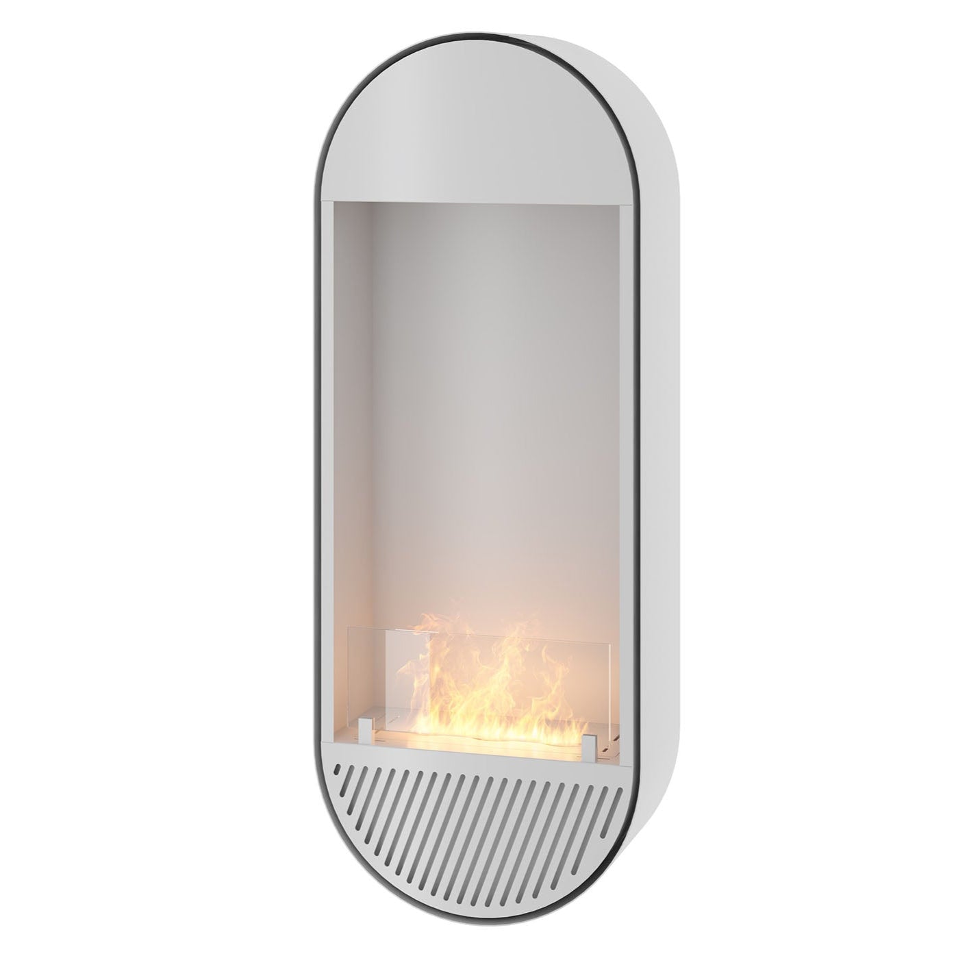 Biokamīns Incyrc Vert 130/50/25 cm balts - N1 Home