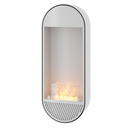 Biokamīns Incyrc Vert 130/50/25 cm balts - N1 Home