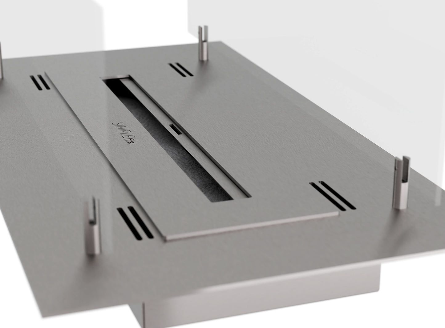 Biokamīns Inser 600 60/32/20 cm inox - N1 Home