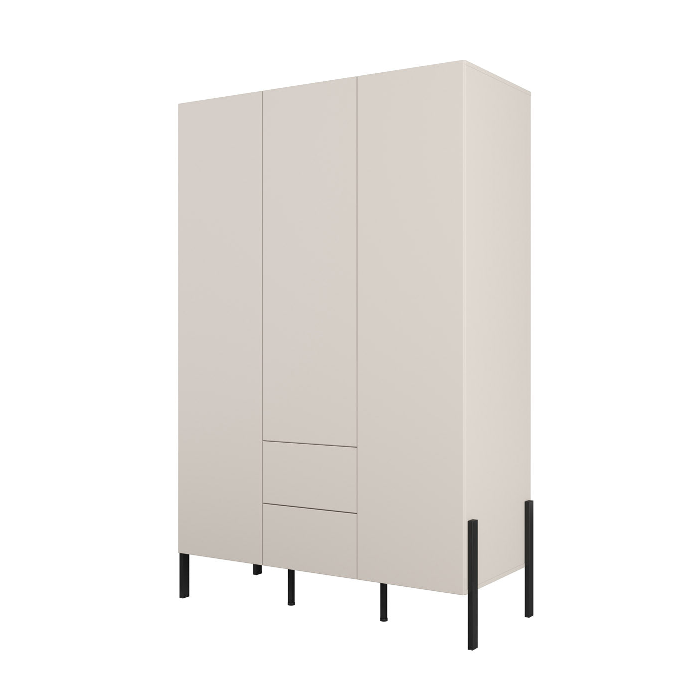 Skapis Jukka 139;184/210/60 cm kašmirs - N1 Home