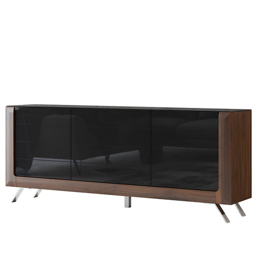 Kumode Kavasari 199/44/81 cm Kolumbijas valrieksts/melns - N1 Home
