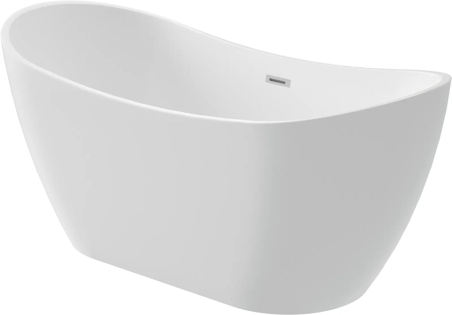 Akrila vanna Arni, brīvi stāvoša, ovāla - 160 cm,balts - N1 Home