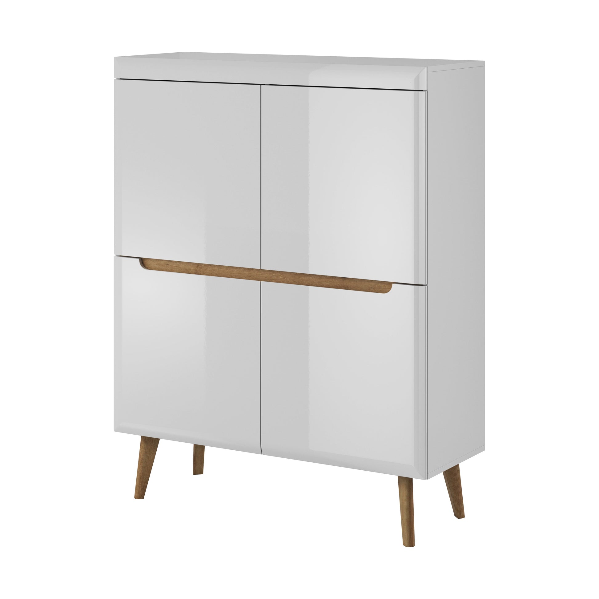 Kumode OST 107/134/40 cm balts - N1 Home