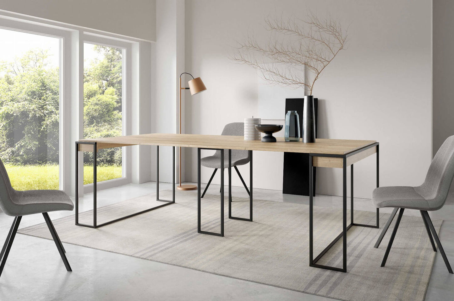 Konsole Aristo 78/18/100 cm balts hromix - N1 Home