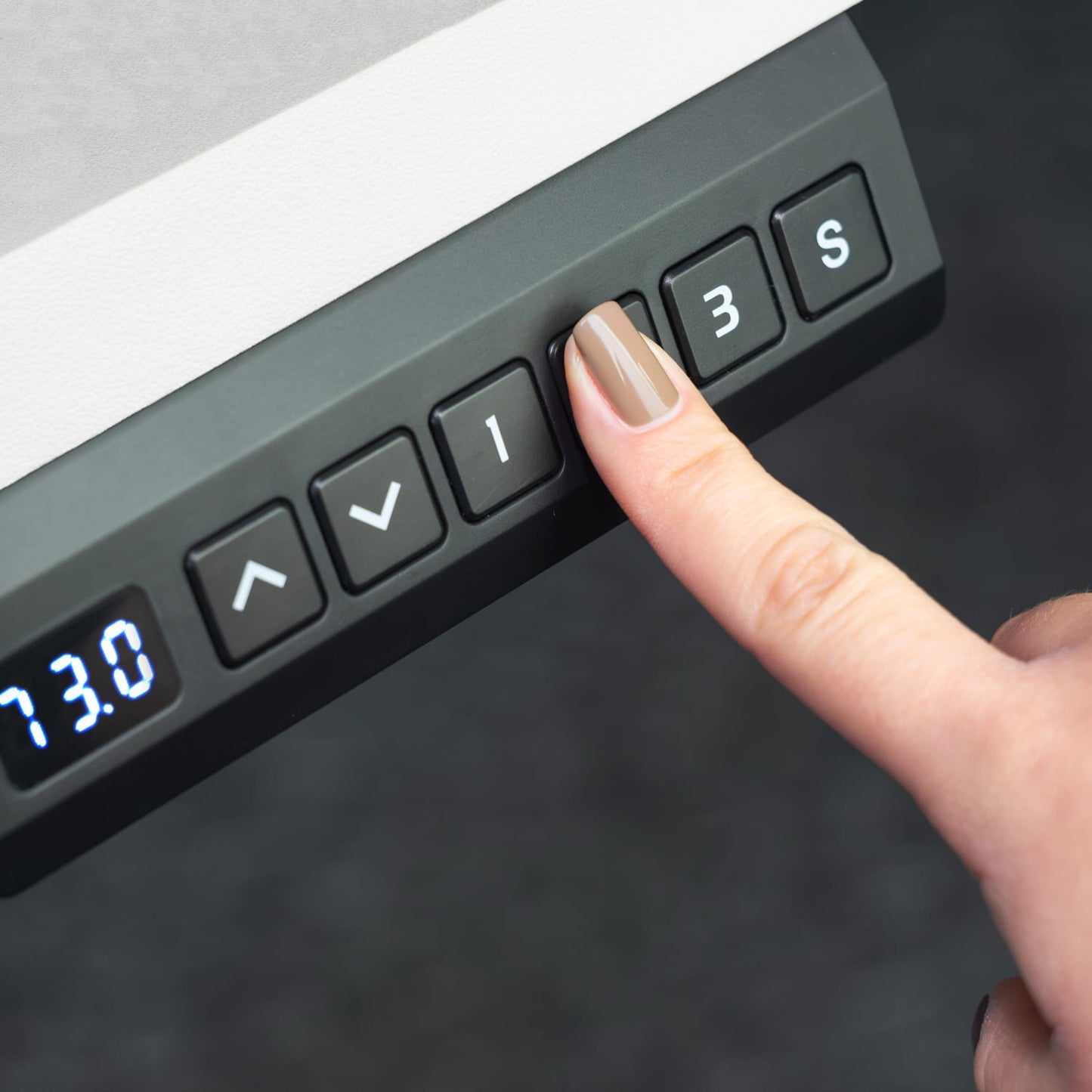 Biroja galds SysCon + 60/120 cm balts - N1 Home